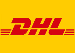 Logo van transportbedrijf DHL